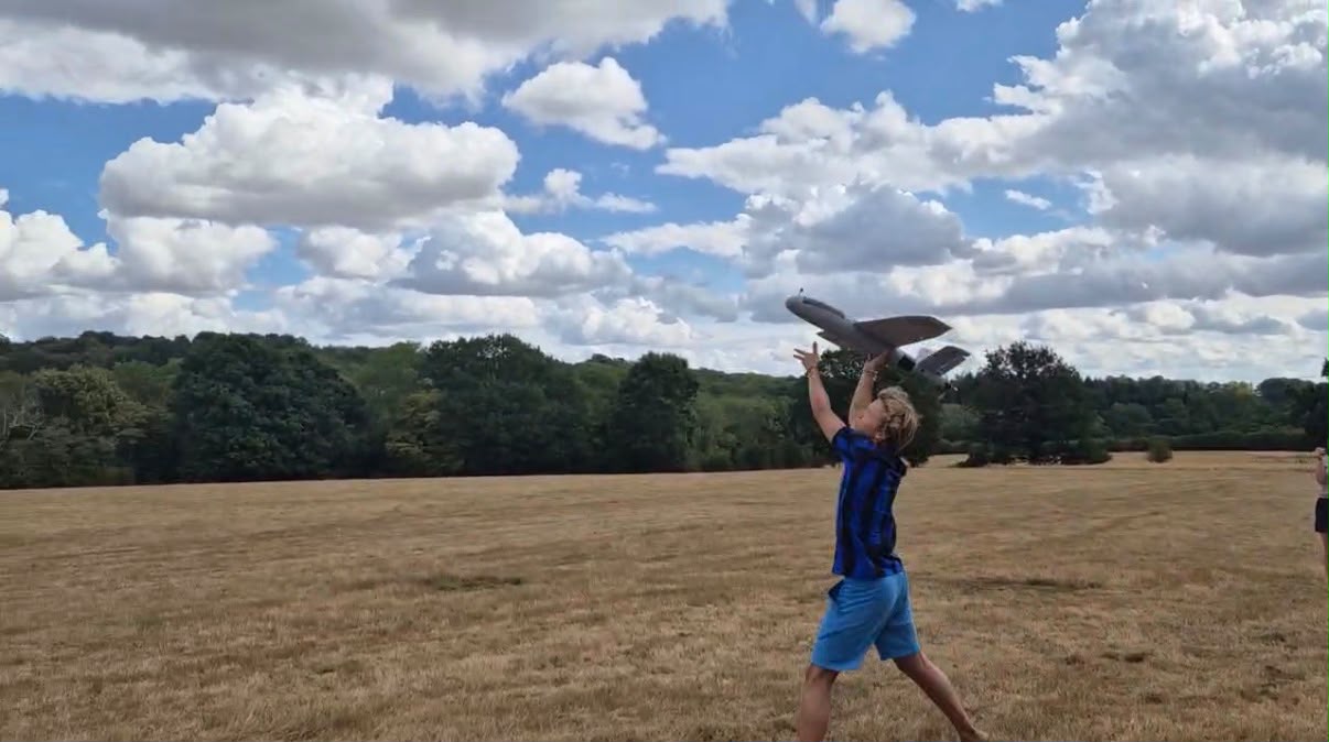 Test flight 3 — launch sequence, photo 1